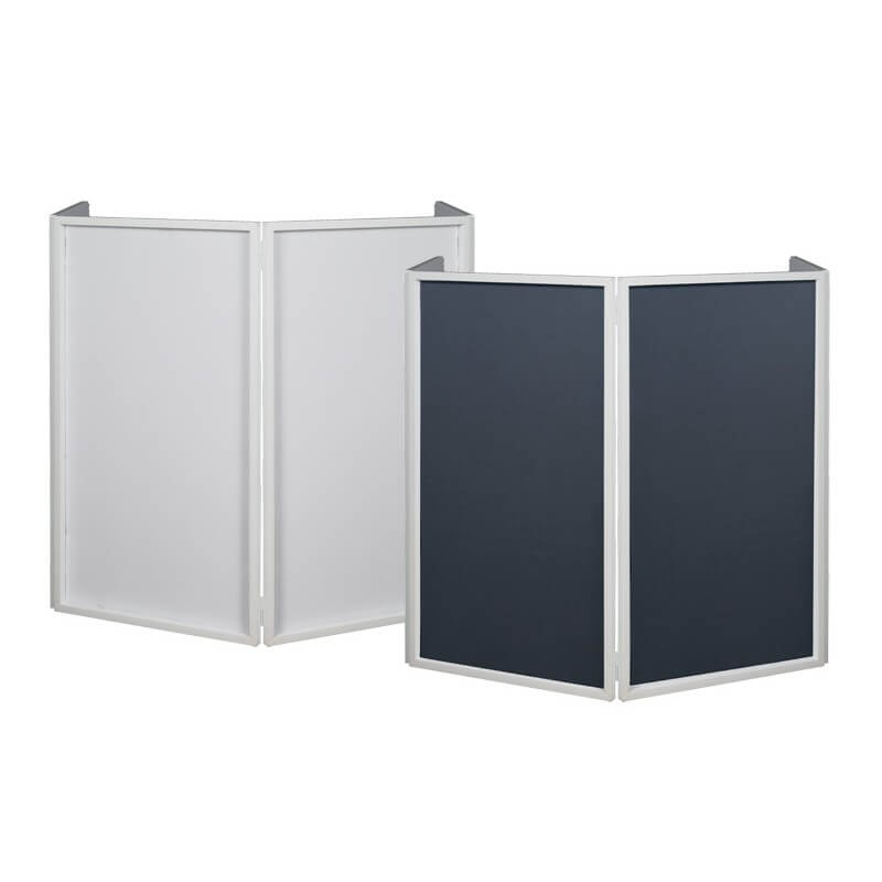 American DJ Event Facade with White Frame and both Black and White Scrim